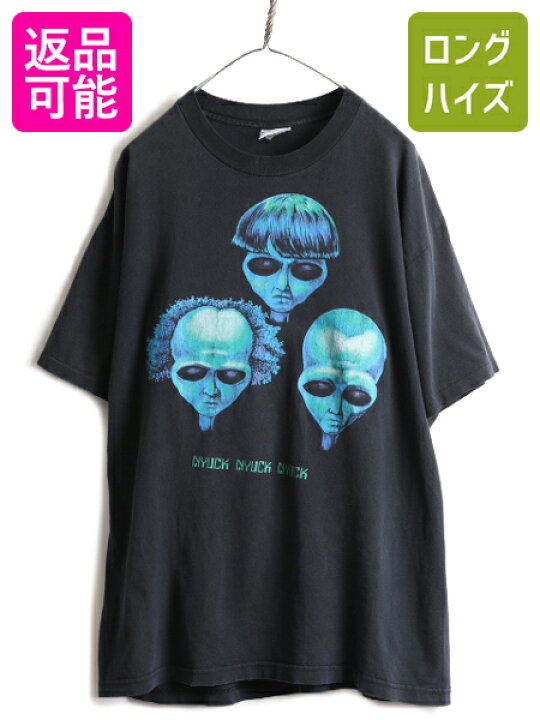 XL90sエイリアン SAGAブラック黒Tシャツ映画ムービーT