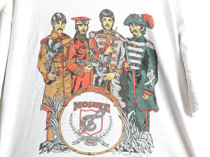 楽天市場】90s ☆ ビートルズ 両面 プリント 半袖 Tシャツ 