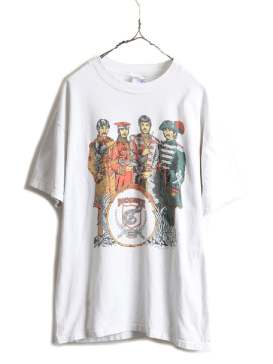 楽天市場】90s ☆ ビートルズ 両面 プリント 半袖 Tシャツ ( メンズ L 