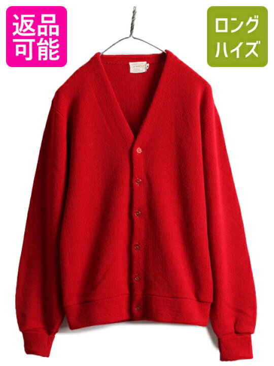 楽天市場】60s 70s □ ブレント アクリル ニット カーディガン メンズ 