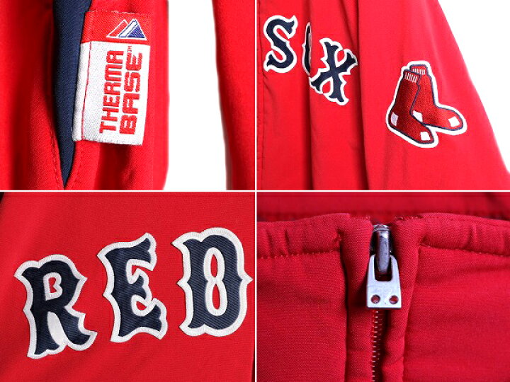 楽天市場】□ MLB マジェスティック レッドソックス 裏 フリース 