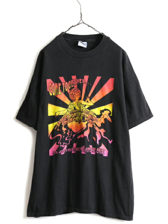 楽天市場】90s ☆ ボンジョヴィ ロック フェス 両面 プリント 半袖 T 