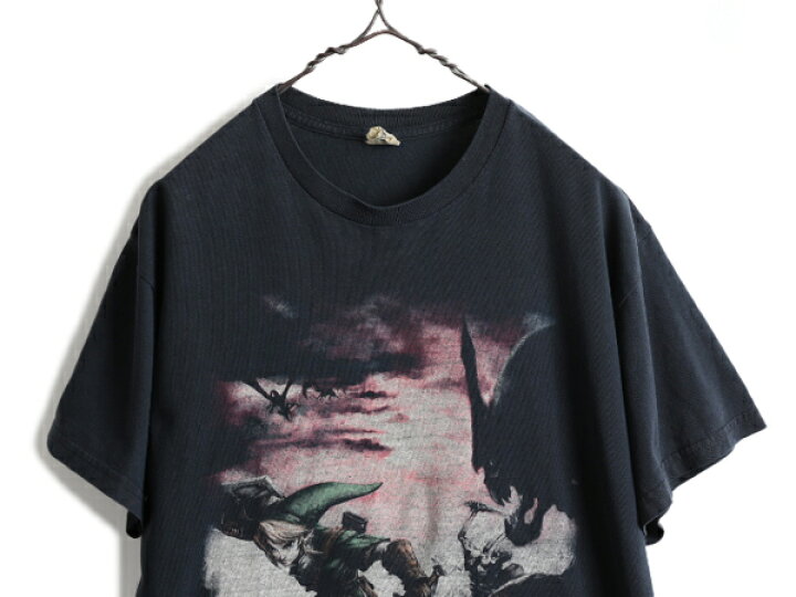 楽天市場】☆ ゼルダの伝説 プリント 半袖 Tシャツ メンズ M / 任天堂 