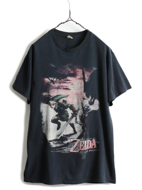 楽天市場】☆ ゼルダの伝説 プリント 半袖 Tシャツ メンズ M / 任天堂 