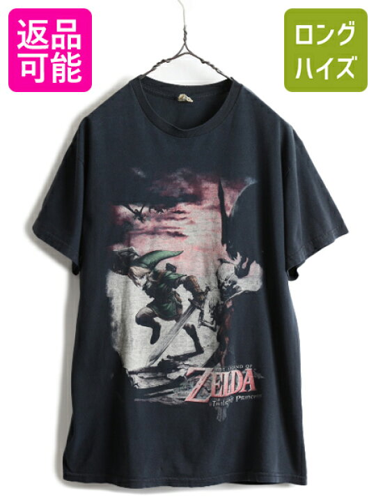 楽天市場】☆ ゼルダの伝説 プリント 半袖 Tシャツ メンズ M / 任天堂 