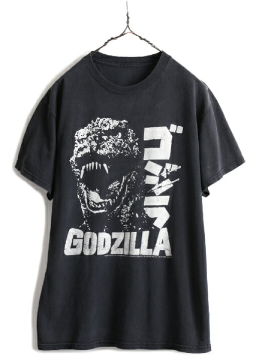楽天市場】☆ ゴジラ プリント 半袖 Tシャツ ( メンズ M 程) GODZILLA 