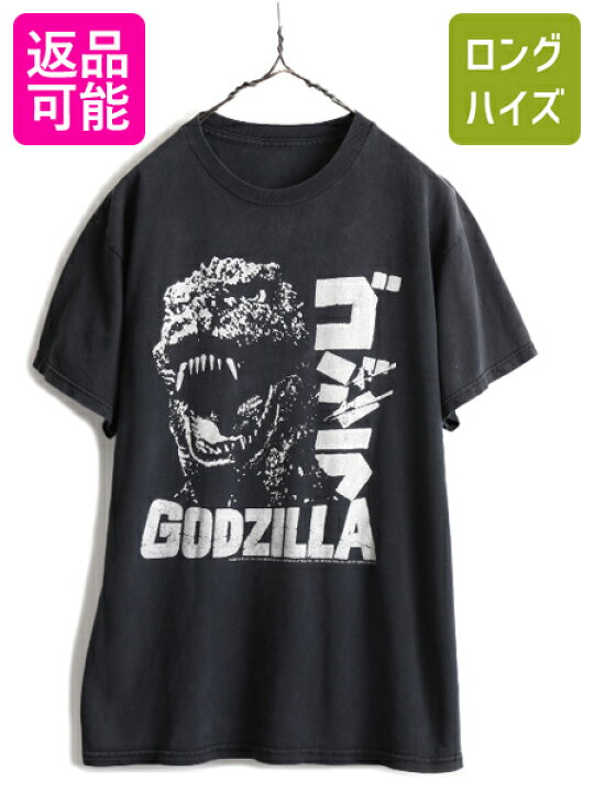 楽天市場】☆ ゴジラ プリント 半袖 Tシャツ ( メンズ M 程) GODZILLA 