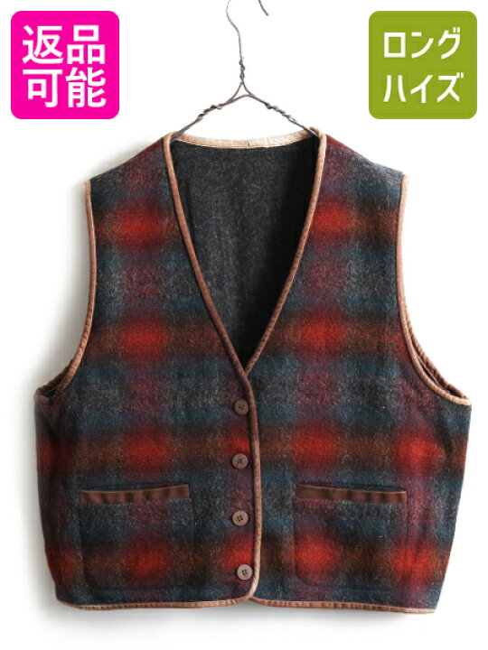 楽天市場】80s USA製 □ エルエルビーン リバーシブル ウール ベスト 