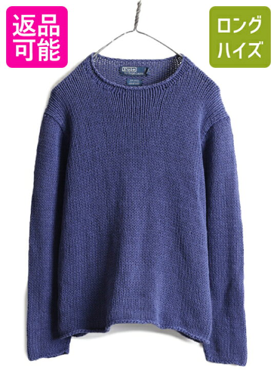 楽天市場】手編み 90s □ ポロ ラルフローレン ロールネック ハンド 