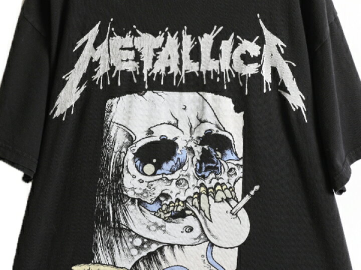 楽天市場】00s ☆ メタリカ パスヘッド 両面 プリント ツアー Tシャツ  
