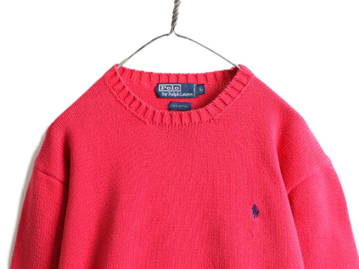 楽天市場】90s □ ポロ ラルフローレン コットン ニット セーター 