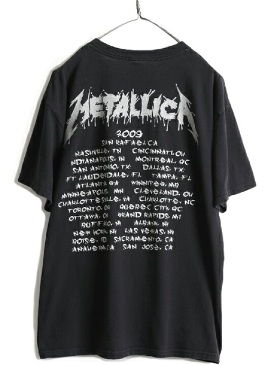 楽天市場】00s ☆ メタリカ パスヘッド 両面 プリント ツアー Tシャツ  