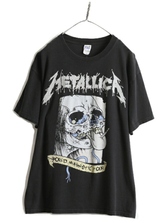 楽天市場】00s ☆ メタリカ パスヘッド 両面 プリント ツアー Tシャツ 