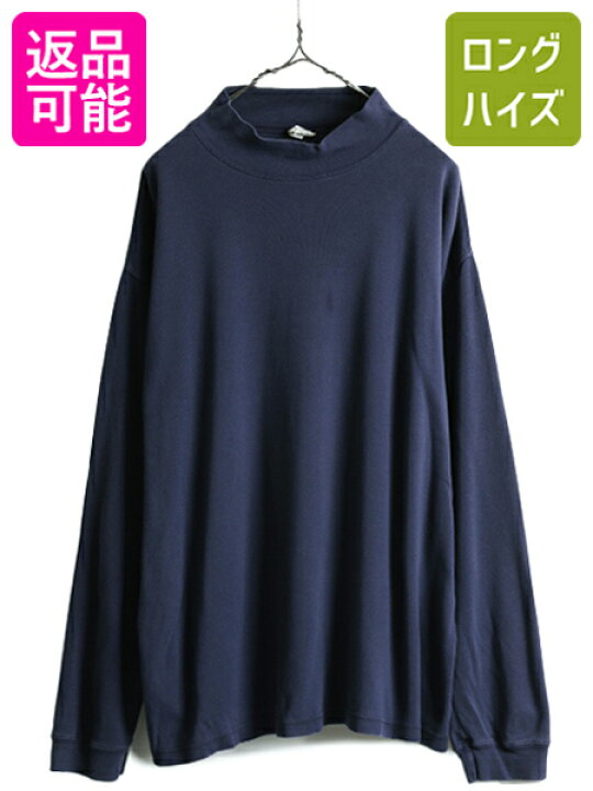 楽天市場】90s USA製 大きいサイズ XL □ OLD GAP モックネック 長袖 T 