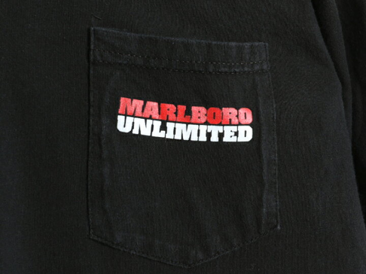 楽天市場】90s USA製 ☆ マルボロ 両面 プリント ポケット付き Tシャツ  