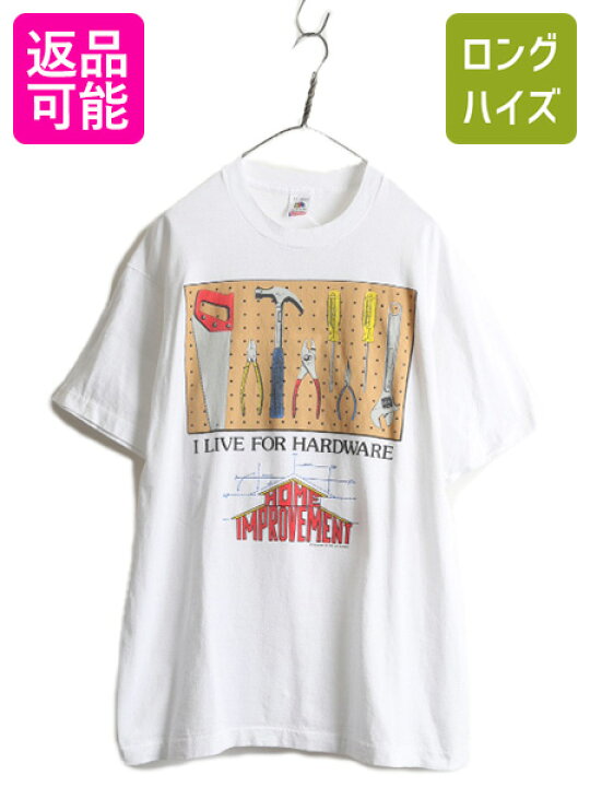 楽天市場】90s USA製 ☆ HOME IMPROVEMENT ドラマ プリント Tシャツ 