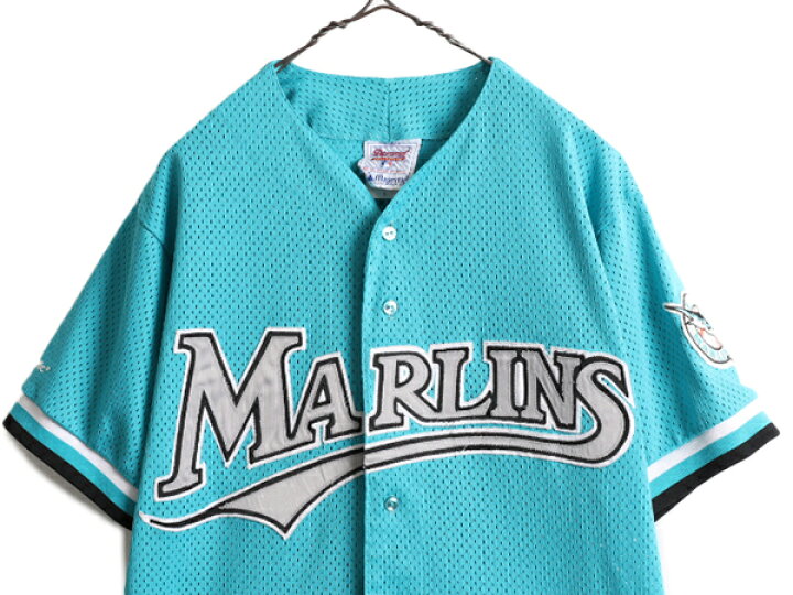 楽天市場】90s MLB □ オフィシャル Majestic マイアミ マーリンズ 