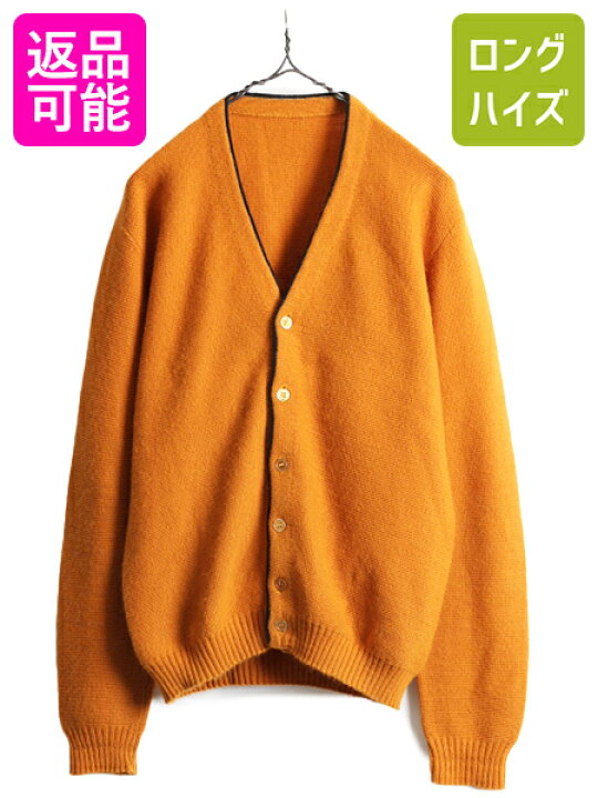 楽天市場】60s 70s ビンテージ □ アクリル ニット カーディガン 