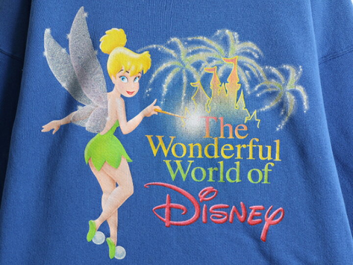 楽天市場】USA製 □ ディズニー ティンカーベル プリント スウェット  