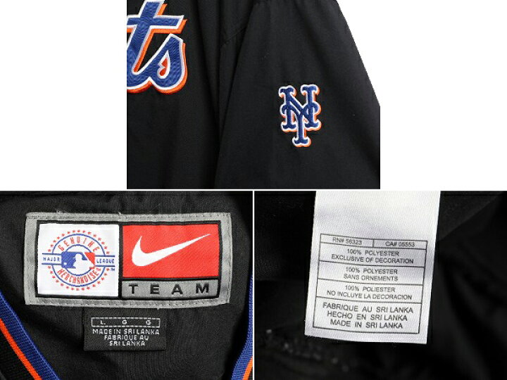 楽天市場】00s □ MLB オフィシャル TEAM NIKE メッツ プルオーバー 