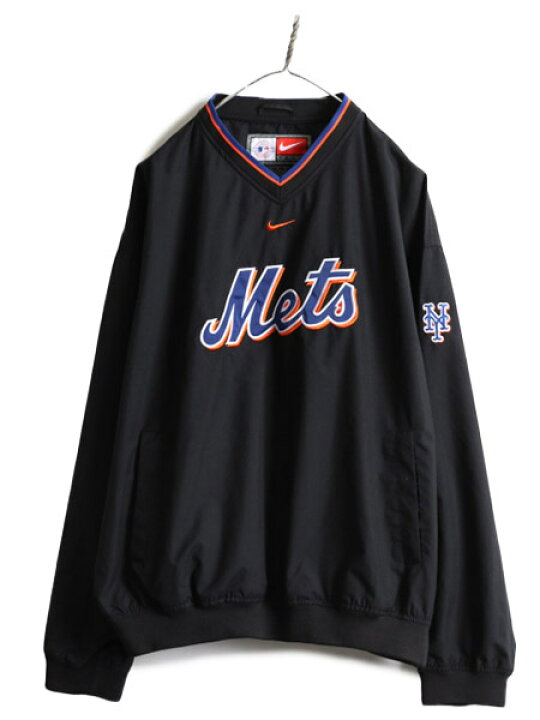楽天市場】00s □ MLB オフィシャル TEAM NIKE メッツ プルオーバー 