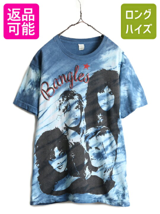 楽天市場】80s USA製 ☆ バングルス プリント タイダイ Tシャツ メンズ 