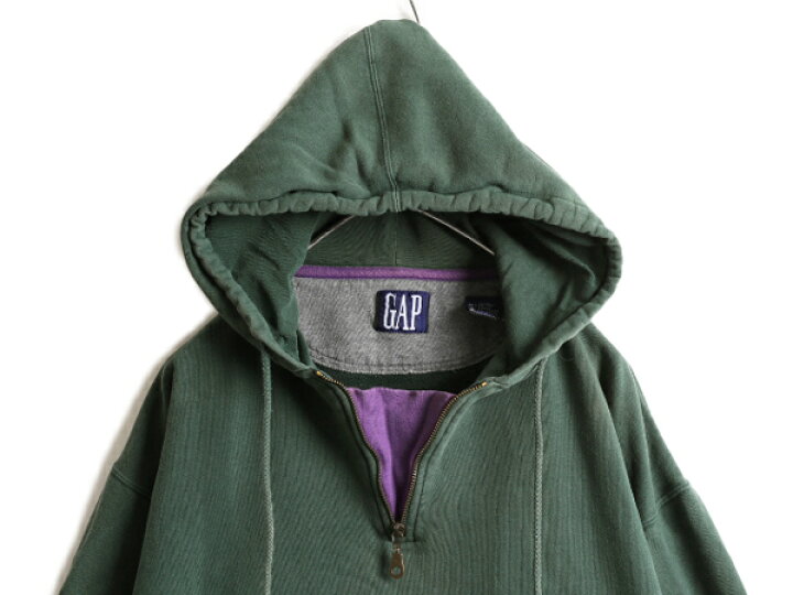 楽天市場】90s □ OLD GAP USW-92 ハーフジップ スウェット フード 