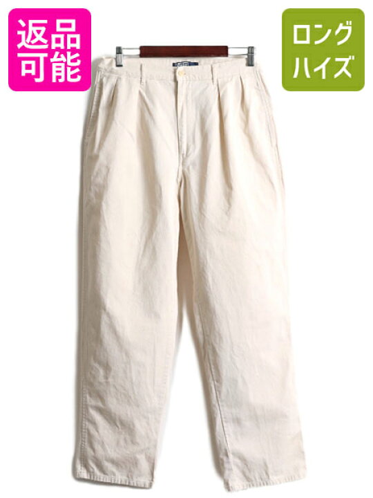 楽天市場】90s 初期タグ □ ポロ ラルフローレン 2タック コットン 
