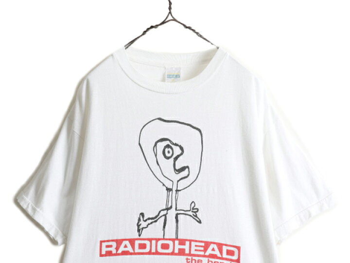 楽天市場】90s ☆ レディオヘッド プリント 半袖 Tシャツ メンズ XL 