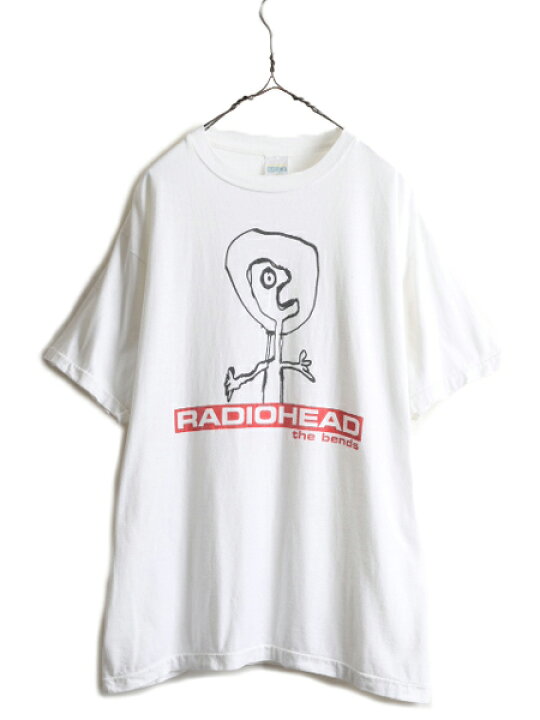 楽天市場】90s ☆ レディオヘッド プリント 半袖 Tシャツ メンズ XL 