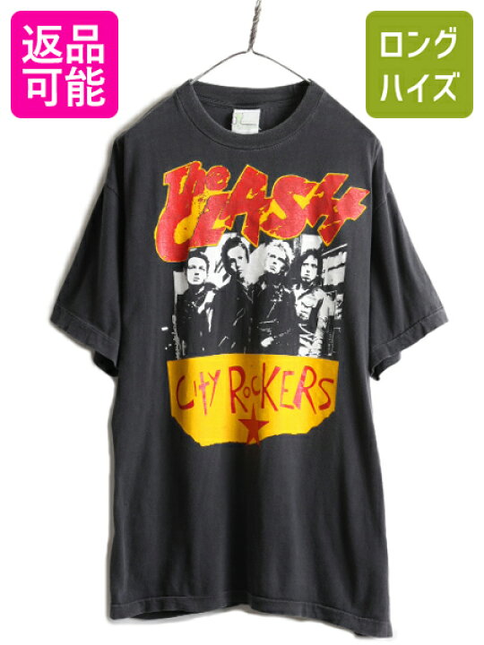 楽天市場】90s ☆ クラッシュ プリント Tシャツ 黒 メンズ L / 90年代 