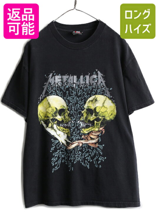 楽天市場】90s 00s ☆ メタリカ パスヘッド プリント Tシャツ ( メンズ 