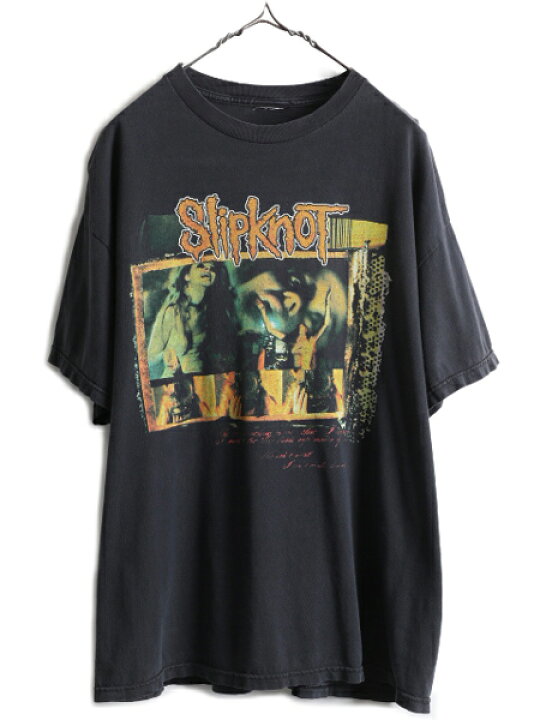 楽天市場】00s ☆ スリップノット 両面 プリント Tシャツ ( メンズ XL 