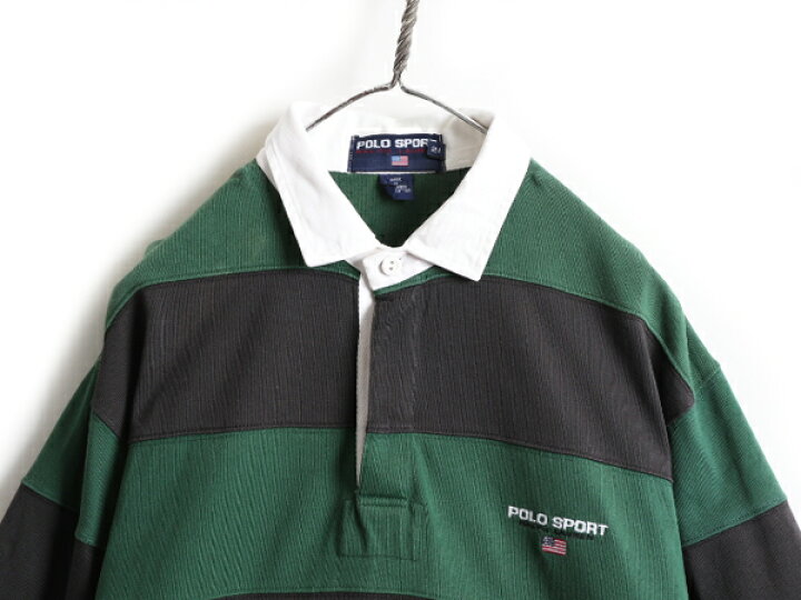 楽天市場】90s □ ポロスポーツ ラルフローレン ワイド ボーダー 長袖 