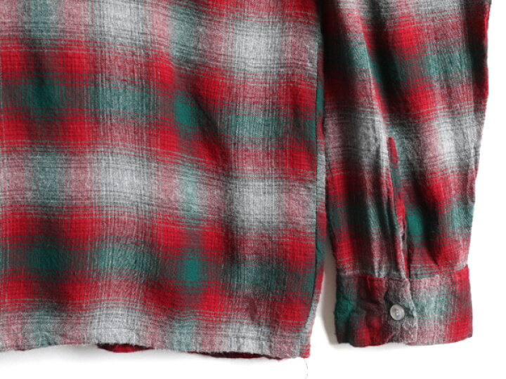 楽天市場】60s USA製 ☆ オンブレ チェック レーヨン 長袖 シャツ  