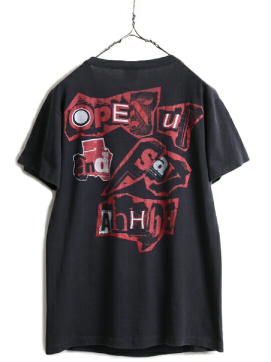 楽天市場】80s USA製 ☆ ポイズン 両面 プリント Tシャツ ( メンズ L  