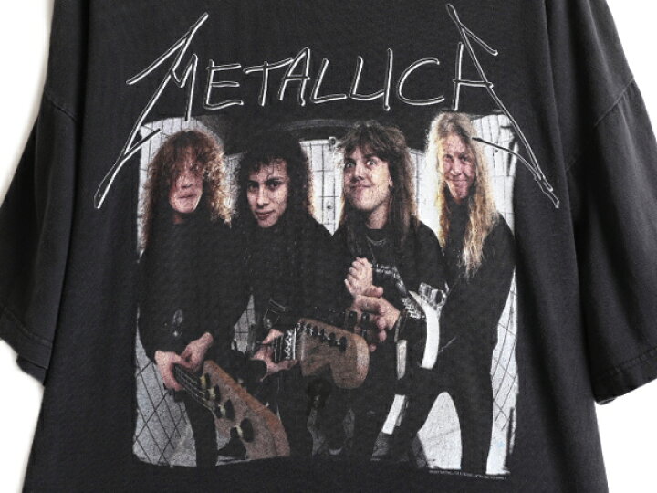楽天市場】90s ☆ メタリカ 両面 プリント 半袖 Tシャツ メンズ XL  