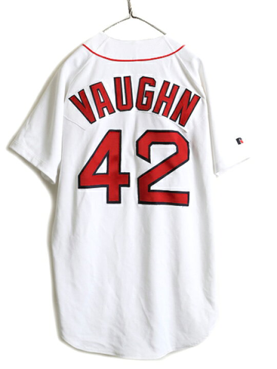 楽天市場】90s USA製 □ MLB オフィシャル ラッセル ボストン レッド 