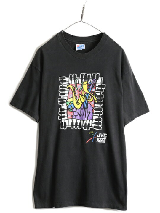 楽天市場】90s USA製 ☆ ジャズ フェスティバル 両面 プリント Tシャツ 