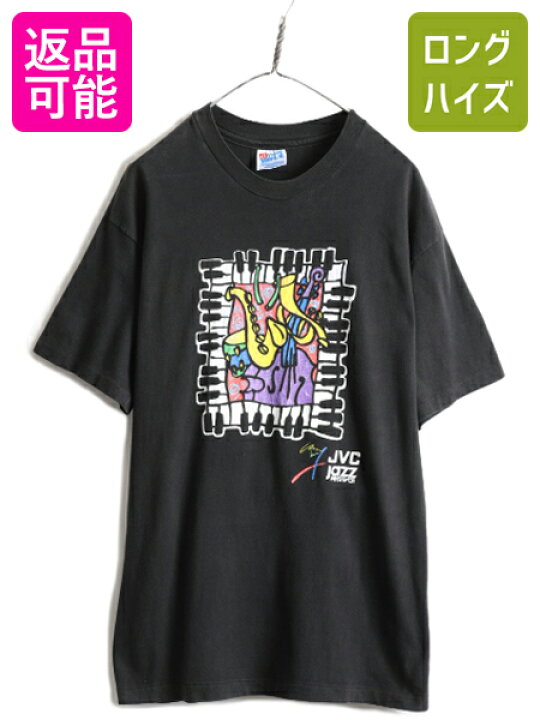 楽天市場】90s USA製 ☆ ジャズ フェスティバル 両面 プリント Tシャツ 