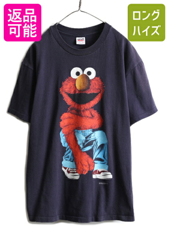 楽天市場】90s USA製 ☆ エルモ 大判 プリント Tシャツ ( メンズ XL  