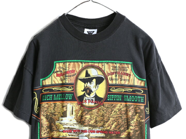 楽天市場】90s ☆ ジャック ダニエル 大判 プリント Tシャツ ( メンズ 