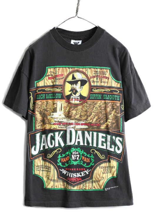 楽天市場】90s ☆ ジャック ダニエル 大判 プリント Tシャツ ( メンズ 