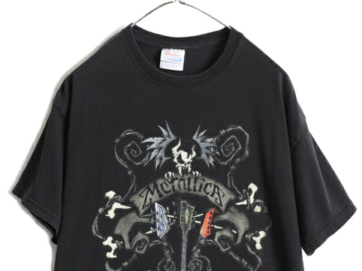 楽天市場】00s ☆ メタリカ プリント Tシャツ ( メンズ L ) 00年代  