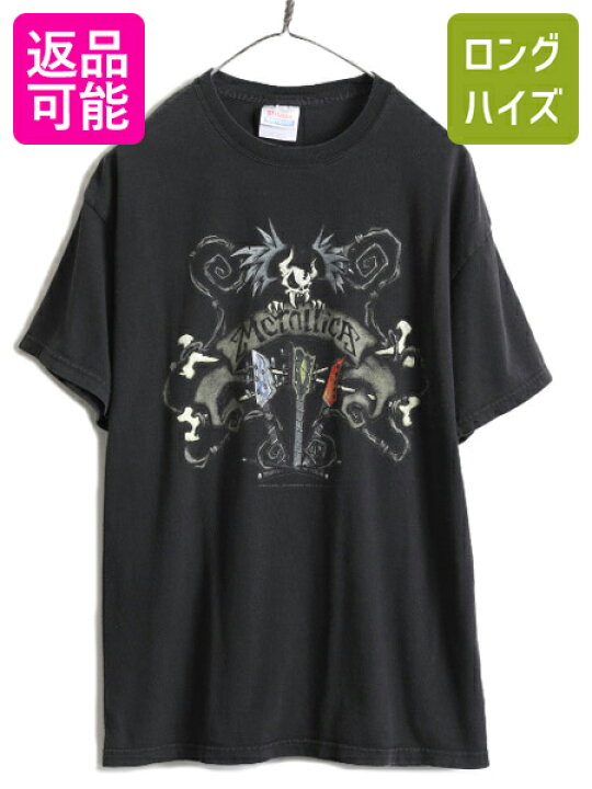 楽天市場】00s ☆ メタリカ プリント Tシャツ ( メンズ L ) 00年代  