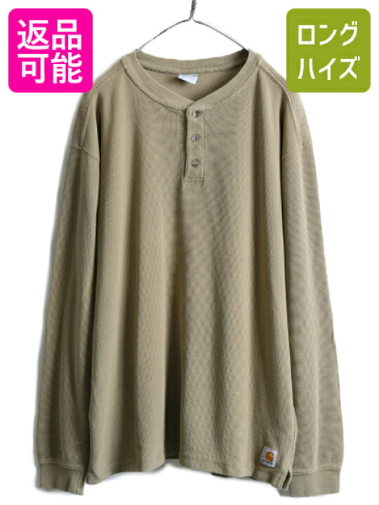 楽天市場】US企画 □ カーハート ヘンリーネック 長袖 サーマル T 
