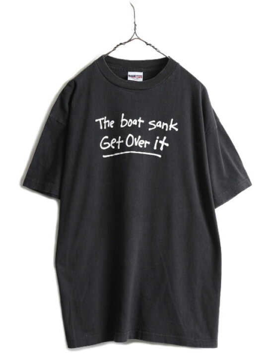 楽天市場】90s USA製 ☆ メッセージ プリント Tシャツ メンズ XL  