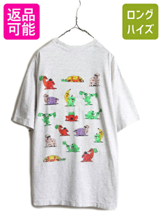 楽天市場】90s ☆ フルーツ 四十八手 エロ プリント Tシャツ メンズ XL 
