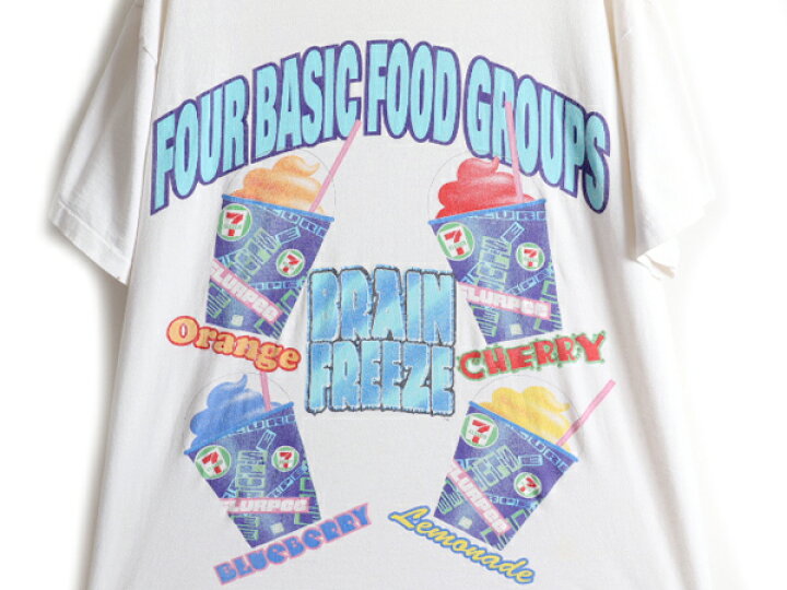楽天市場】90s USA製 ☆ セブンイレブン 企業 プリント Tシャツ メンズ 