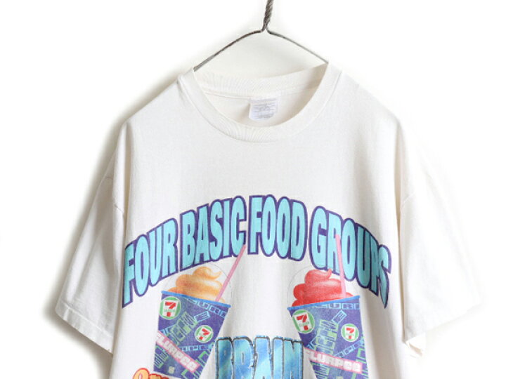 楽天市場】90s USA製 ☆ セブンイレブン 企業 プリント Tシャツ メンズ 